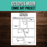 Octopus Moon Comic Art Project | Printable Book Study Worksheet