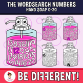 Wordsearch Numbers Clipart Hand Soap (0-20)