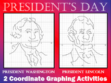 President's Day Portraits - 2 Coordinate Graphing Activities Bundle