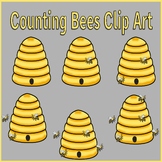 (0-10) Counting Bees Clip Art Math