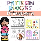 GeometrÂ¨Âªa insectos/Bugs and Insects/Spring Pattern Blocks Math Centers Spanish