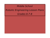 Lesson Plans for Middle School Robotics Engineering - Grades 6-7-8
