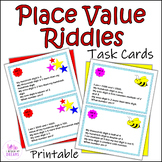 Place Value Period Chart Riddles Place Value Riddles Printable Activity - TPT