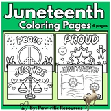 Juneteenth Coloring Pages | Freedom Day for First Grade & Kindergarten