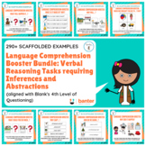Language Comprehension Booster Bundle: Verbal Reasoning Tasks (Blanks 4)