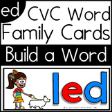 Multisensory CVC -ED Word Family Building Cards (SOR OG Friendly)