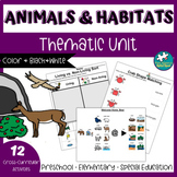 Animals and Habitats Thematic Unit for Preschool, Elementary, and SpEd