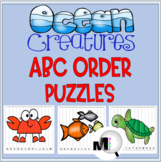 ABC Order Puzzles Ocean Theme