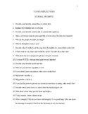 YOUNG REFLECTIONS: 100 JOURNAL PROMPTS