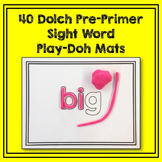 Dolch Pre-Primer Sight Word Play-Doh Mats