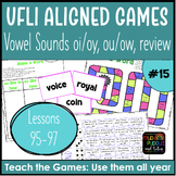 Diphthongs Roll and Read Sentences and Phonics Game oi/oy ou/ow Â¨C UFLI L95-97