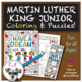 Martin Luther King Jr. MLK Coloring & Puzzles BUNDLE!