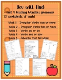 First Grade Unit 4 Reading Wonders Grammar Practice