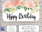 Rustic Birthday Display Set