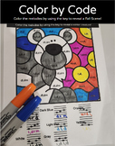 Color By Melody: Low La, Do, Re, Mi. Winter Activity! Polar Bear.