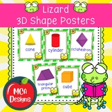 Lizard 3D Shape Posters