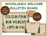 Woodlands Birthday Chart Half Page l Classroom Decor