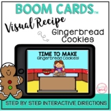Visual Recipe BOOM Cards? | MAKING GINGERBREAD COOKIES | Speech Therapy