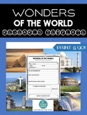 *WONDERS OF THE WORLD* Research Template: Print & Go!