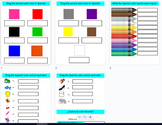 Spanish Colors Interactive Slides