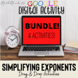 Exponent Laws - Google Slides Activity BUNDLE