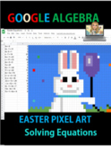 Algebra Easter Math Activity Pixel Art Google Spring