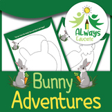 Bunny Adventures: Fun Tracing Lines Workbook for Kids - Great for Back to School