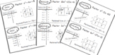 Levels Factoring Activity