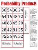 Probability Products: A Game to Practice Multiplication & Experience Probability