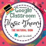 GOOGLE CLASSROOM - Music Theory - THE NATURAL SIGN Distant Learning