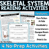 Skeletal System - Body System Review - Body System Project - 5th Grade Science