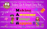 MATH:  Making Awesome Things Happen Poster or Banner