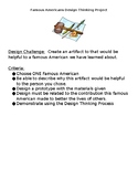 Design Thinking Project Famous Americans STEM Computer Science EDITABLE