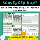 Figurative Language Scavenger Hunt | Summer Camping Story Game | Fun Friday ELA