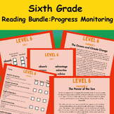Special Ed | Level 6 Sixth Grade Reading Comprehension and Decoding Bundle