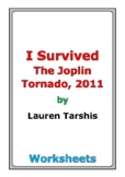 Lauren Tarshis "I Survived the Joplin Tornado, 2011" worksheets