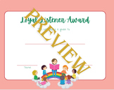 Loyal Listener Award
