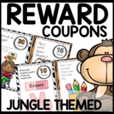 Jungle Themed Classroom Reward Coupons & Incentives for Classroom Management