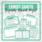 Famous Dancer Biography Research Project for Google Slides?