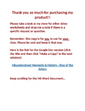 Misunderstood Moments in History: Rise of the Aztecs Video Guide (WORD and DOCS)