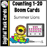 Summer Lions Counting 1 - 20 Boom Cards