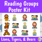 Reading Groups Poster Kit Lions Tigers and Bears