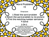 First Grade Math Centers: Space Theme (Operations and Algebraic Thinking)