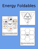 Energy Foldables, Renewable and Non renewable energy, elementary, middle school
