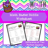 Easter Math Riddle Difference of Two Perfect Squares