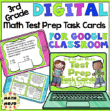 3rd Grade Math Digital Task Cards: Test Prep NBT Standards