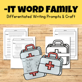 IT Word Family Phonics Writing Craftivity - Short I Phonics Writing & Craft