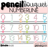 Pencil Bouquet // Number Line