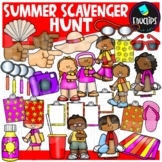 Summer Scavenger Hunt Clip Art Set {Educlips Clipart}