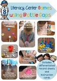 8 x Bottle Cap Literacy Center Games for any Word List {Mini Bundle 1}